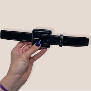 KLEINBERG SHERRILL vintage black Belt‎